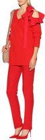 Thumbnail for your product : Valentino Silk and wool crepe pants