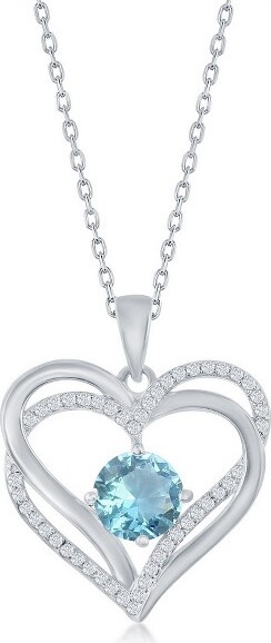 Bella Silver BellaSilverSterlingSilverDoubleHeart\