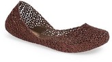 Thumbnail for your product : Melissa 'Campana - Papel IV' d'Orsay Jelly Flat (Women)