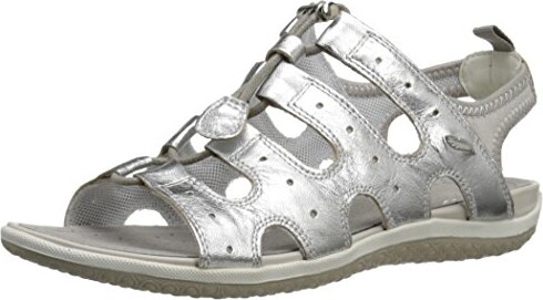 Geox Women's Silver Shoes | ShopStyle