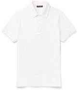 Thumbnail for your product : Loro Piana Slim-Fit Contrast-Tipped Stretch-Cotton PiquÃ© Polo Shirt