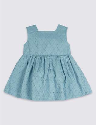 Marks and Spencer 2 Piece Broderie Top & Shorts Outfit