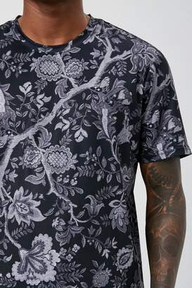 Forever 21 Paisley Floral Print Tee