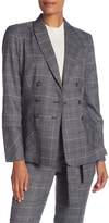 Thumbnail for your product : Laundry by Shelli Segal Double Breasted Brixton Plaid Blazer