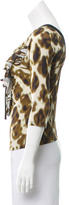 Thumbnail for your product : Just Cavalli Ruffle-Accented Lace-Up Top