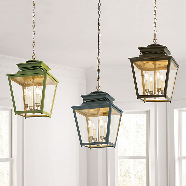 Light Lantern Style Ceiling Lighting, Ballard Designs Eldridge Rectangular Chandelier