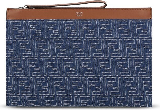 Fendi FF Medium Flat Pouch