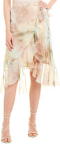 Thumbnail for your product : Allison Tie-Dye Wrap Skirt