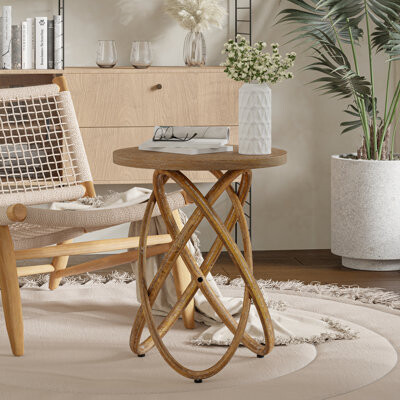 Bay Isle Home Beinn Farmhouse Farmhouse End Table