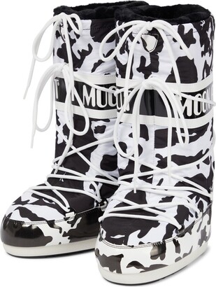 Moon Boot Classic printed snow boots