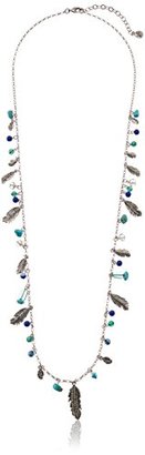 Vera Bradley Feathers Long Chain Necklace