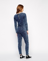 Thumbnail for your product : Noisy May Long Sleeve Denim Jumpsuit