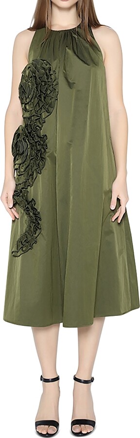 Gracia Floral Applique Dress