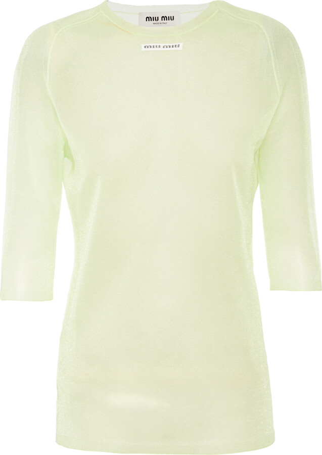 Miu Miu Nylon Sweater ShopStyle