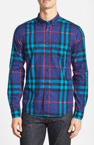 Thumbnail for your product : Burberry 'Niall' Trim Fit Check Sport Shirt
