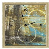 Thumbnail for your product : Green Leaf Art 'Golden View' Clock