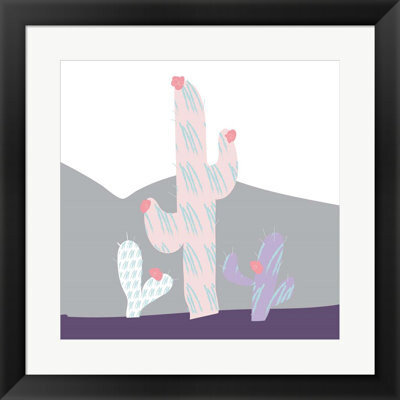 Bungalow Rose Cactus II by Pamela J. Wingard - Picture Frame Graphic Art