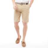 Thumbnail for your product : Kangaroo Poo Mens Cotton Shorts With Belt Stone