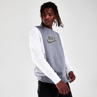 Nike Men's Sportswear Hybrid Fleece Pullover Sweatshirt - ShopStyle
