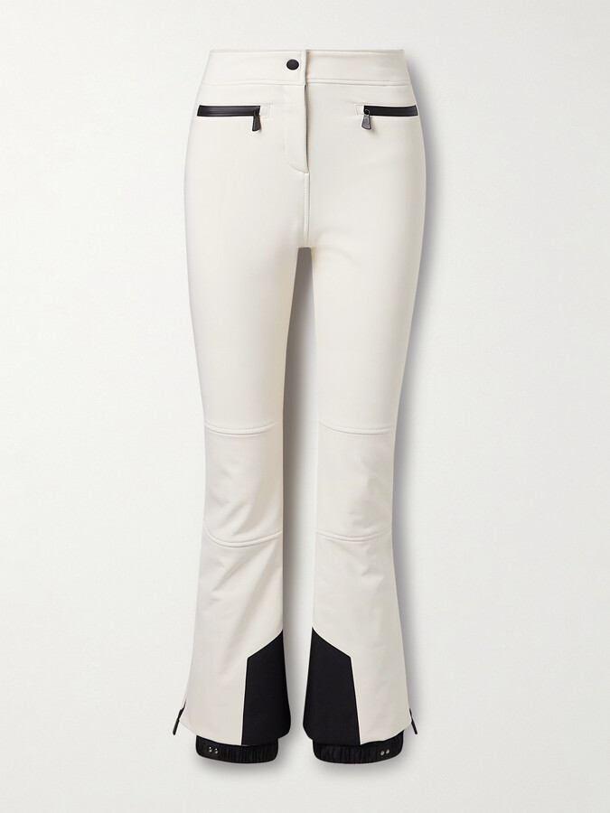 MONCLER GRENOBLE Paneled Bootcut Ski Pants - White