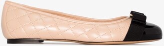 Salvatore Ferragamo Blush Pink Vara Quilted Leather Pumps - Women's -  Leather - ShopStyle Ballet Flats