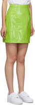 Thumbnail for your product : Kirin Green Latex Miniskirt