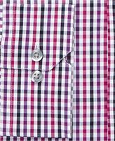 Thumbnail for your product : Alfani Men's Slim-Fit Stretch Berry Black Triple Gingham Dress Shirt, Created for Macy's