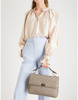 Thumbnail for your product : Valentino Garavani Women's Poudre Rockstud Large Leather Shoulder Bag