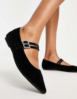 ASOS Design Marilyn Chunky Mary Jane Flat Shoes
