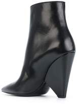 Thumbnail for your product : Saint Laurent Niki 105 asymmetric boots