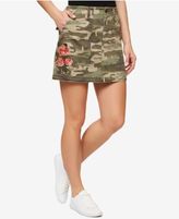 Thumbnail for your product : Sanctuary Embroidered Camo-Print Skirt