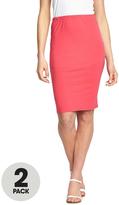 Thumbnail for your product : South Value Tube Skirts (2 Pack)