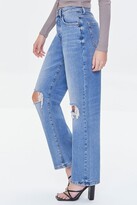 Thumbnail for your product : Forever 21 Hemp 4% High-Rise Straight-Leg Jeans