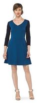 Thumbnail for your product : Merona Petite Ponte Elbow Sleeve Fit & Flare Dress