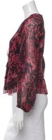 Thumbnail for your product : IRO Silk Printed Blouse w/ Tags
