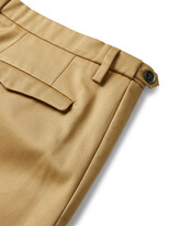 Thumbnail for your product : Barena Masco Tapered Pleated Cotton-Twill Trousers