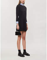 Thumbnail for your product : Sandro Delna fit-and-flare crepe mini dress