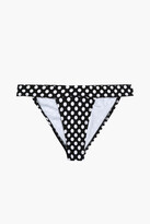 Thumbnail for your product : Norma Kamali Polka-dot Low-rise Bikini Briefs