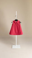 Thumbnail for your product : Burberry Check Ruffle Cotton Dress