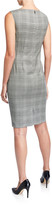 Thumbnail for your product : Lafayette 148 New York Della Houndstooth Plaid Sleeveless Sheath Dress