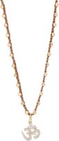 Thumbnail for your product : Feathered Soul Silk Cord Necklace with Diamond Om Pendant-Colorless