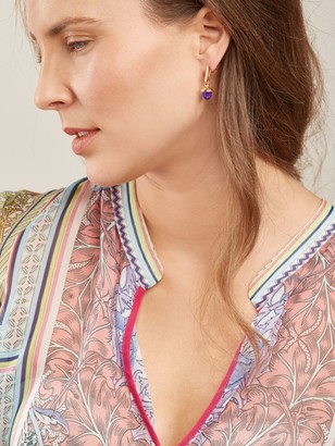 Tamara Comolli Mikado Flamenco 18K Rose Gold & Amethyst Acorn Earrings