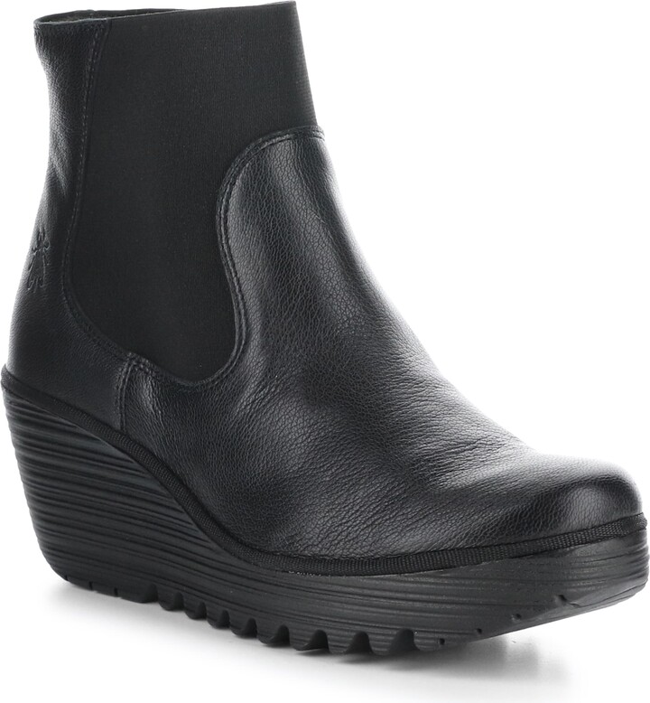 Fly London Yade Wedge Bootie - ShopStyle