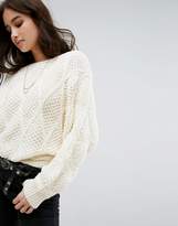 Thumbnail for your product : Moon River Chunky Knitted Jumper