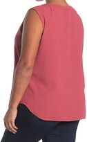 Thumbnail for your product : Anne Klein Solid Sleeveless Tank Top