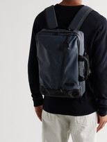 Thumbnail for your product : MASTERPIECE Slick Series CORDURA-Trimmed Coated-Shell Backpack - Men - Blue