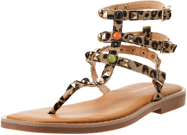 Les Tropãziennes Par M. Belarbi Les Tropéziennes par M. Belarbi Women's  CALEO Flat Sandal - ShopStyle Shoes