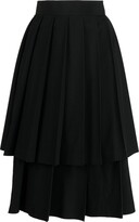 Layered High-Waisted Skirt 