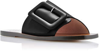 Atelier ATP Ceci Buckled Leather Slides