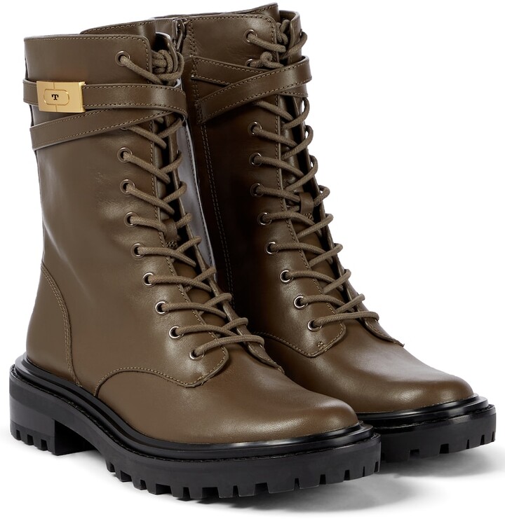 tory burch combat boots